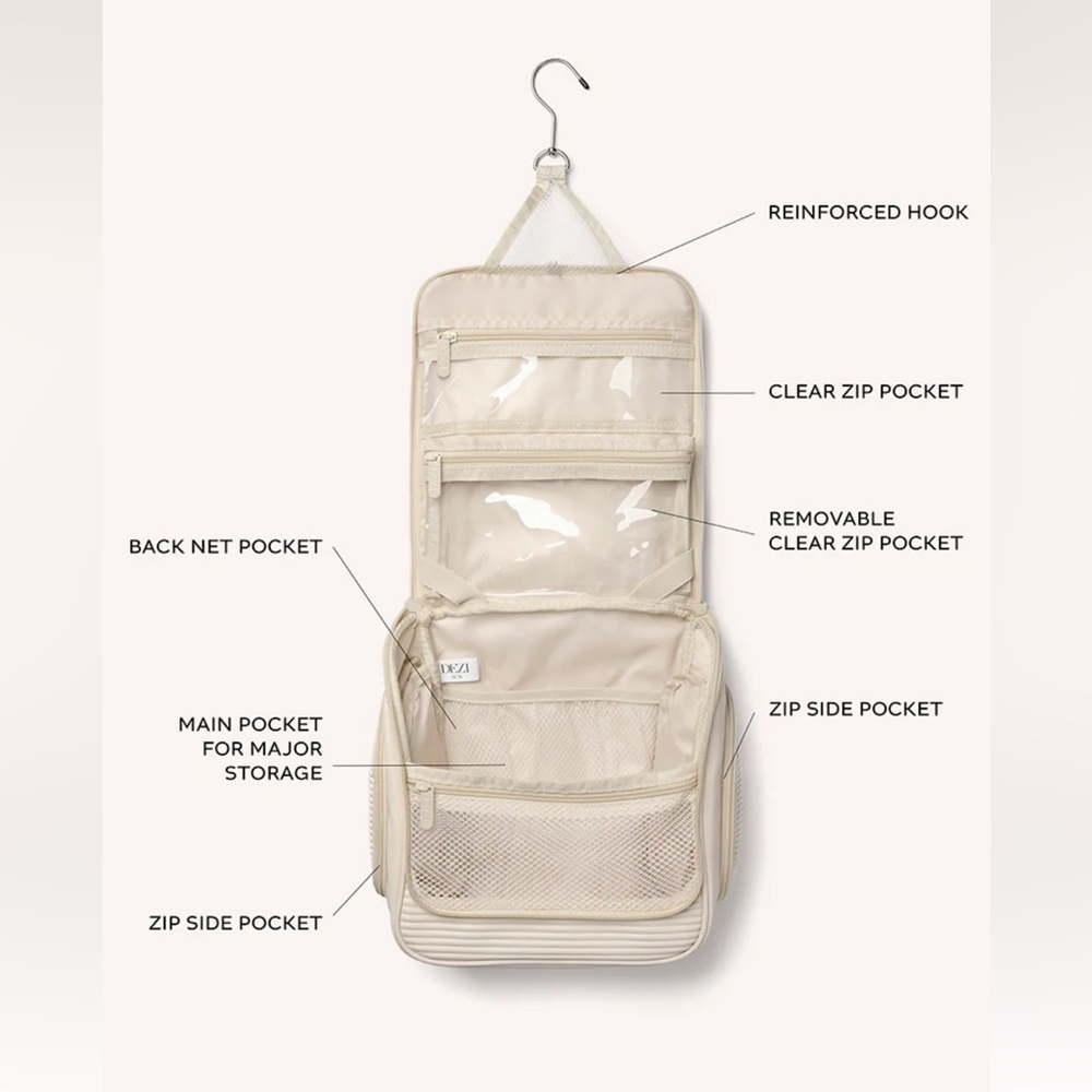 Dezi Pack It All Multi-Purpose Hanging Travel Bag - Picture 2 of 3